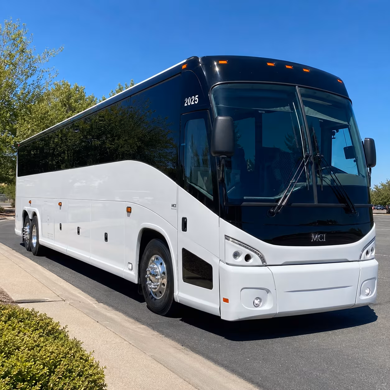 spokane charter bus services exterior