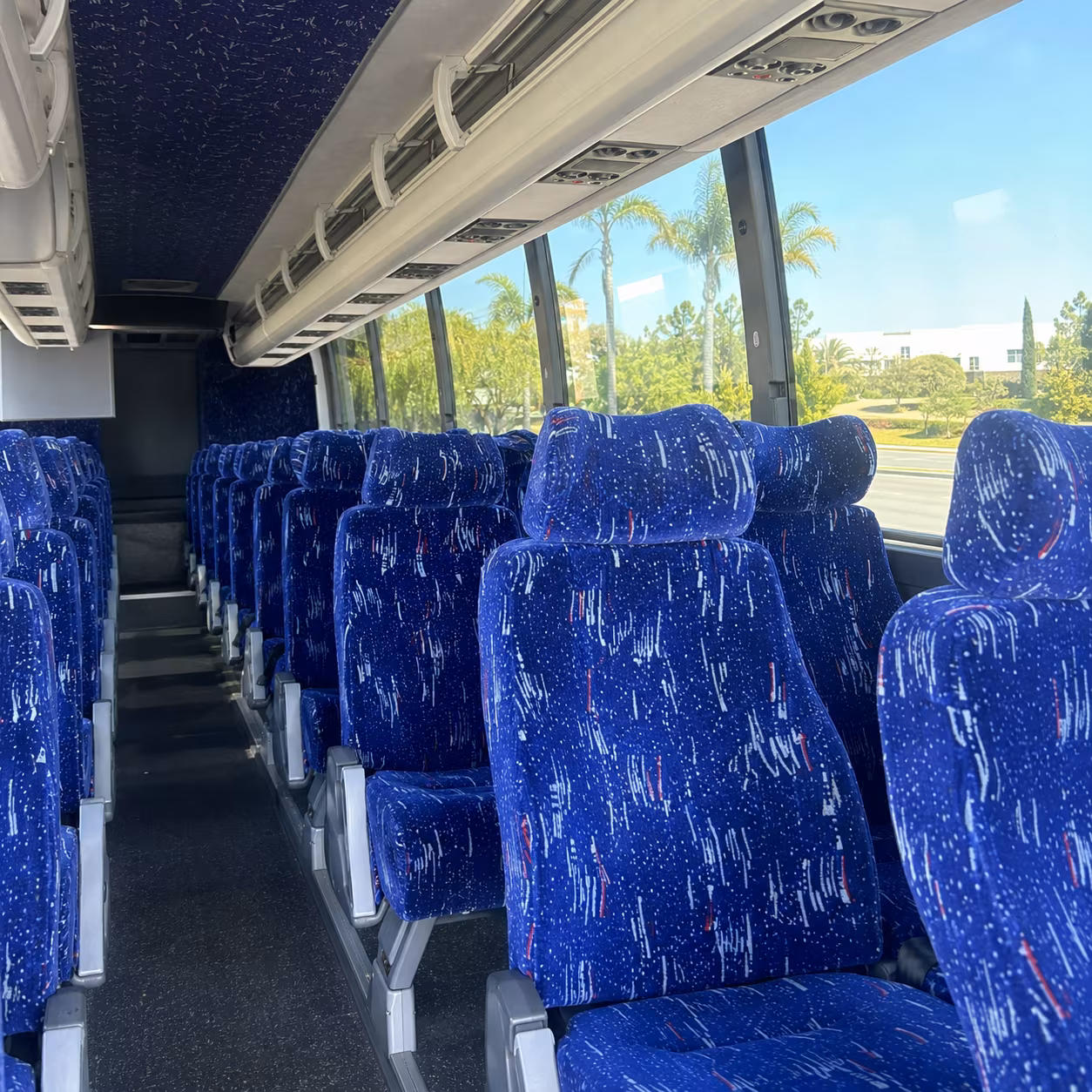 spokane charter bus services interior