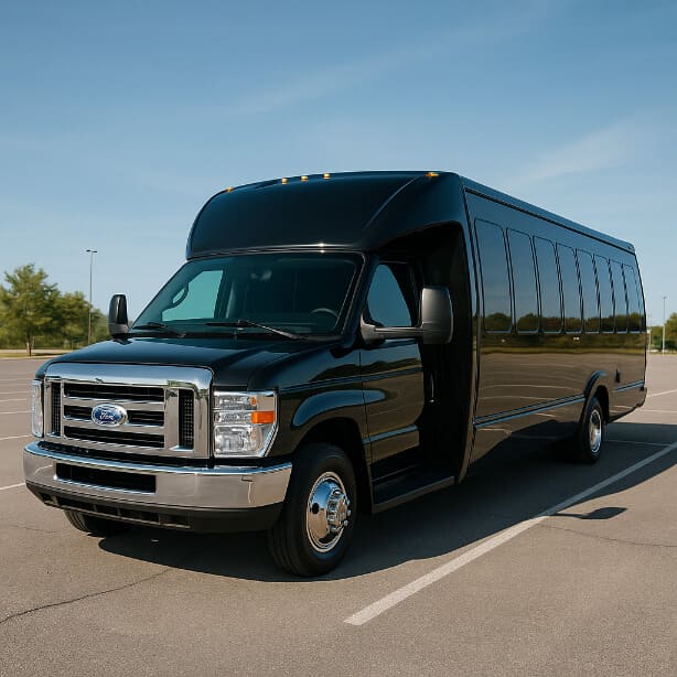 Spokane Shuttle Bus Rentals 18 Passenger Shuttle Bus
